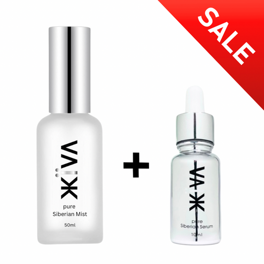 Zhiiva Serum 10ml + Zhiiva Mist 50ml Duo - Natural, Organic, Pure, Chemistry-free, skincare mist serum